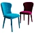 Santorini Chair: Elegant Comfort 3D model small image 1