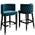 Elegant Aristo Barstool 3D model small image 1