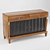 Elegant Heritage Sideboard - Red Alder & Cherry 3D model small image 3