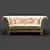 Elegant VENEZIA Sofa by FRATELLI BARRI 3D model small image 1