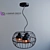 Deco Opnis Black Pendant Lamp 3D model small image 1