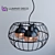 Deco Opnis Black Pendant Lamp 3D model small image 2