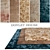 DOVLET HOUSE Carpets - 5 Piece Set (part 333) 3D model small image 1