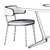 Elegant Caratos Chair by Maxalto 3D model small image 6