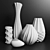 Versatile Vases Set 7: Elegant and Functional 3D model small image 2