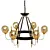 Modern Globe Trenger Chandelier 3D model small image 1