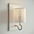 Modern Wall Lamp with Built-in Filament Bulb 3D model small image 2