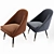 Modern Tub Lounge Chair - Cult Audrey 3D model small image 2