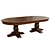 Veneer Dining Table (L-2500mm W-1250mm) 3D model small image 1