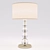 Elegant Cigno Table Lamp - Timeless Beauty 3D model small image 1