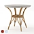 Elegant Danielle Cafe Table: Perfect for Any Space! 3D model small image 1