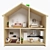 Title: Ikea Flisat Dollhouse with Furniture. 3D model small image 1
