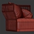 Title: Talenti CLIFF Garden Sofa 3D model small image 3