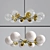 Elegant Cruze Chandelier 3D model small image 1