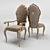 Elegant Pregno Vendome Arm Chair 3D model small image 1