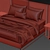 Elegant 3DMax Bed Set 3D model small image 3