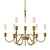 Sleek Tube Chandelier: Loft Style 3D model small image 1