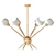 Industrial Mace Chandelier 3D model small image 1