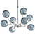 Sleek Modern Lighting: Proto Chandelier 3D model small image 1