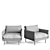 Stylish Stouby Linger Chair 3D model small image 2