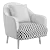 Cozy Fabric Armchair: Comfort and Style 3D model small image 2