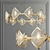 Modern Nordic Chandelier: Fumat Spark 3D model small image 1