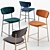 Retro Chic: Fifties Barstool by Calligaris 3D model small image 2