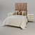 Opulent Art Deco King Bed 3D model small image 1