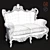Elegant Varie Sofa: Classic Design 3D model small image 3