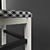 Chess Checkered Chair Set 3D model small image 3