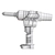 Versatile Rivet Gun Tool 3D model small image 3