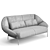 Modern Comfort: Ligne-roset PAIPAÏ Sofa 3D model small image 3