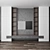 Sleek TV Wall Unit - 3680mm 3D model small image 1