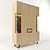 Bravos Collection Cupboard | 1350mm x 1950mm x 450mm 3D model small image 2