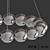 Elegant Pearla LED Pendant 3D model small image 3