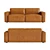 West Elm Sedona Leather Sofa: High-Detailed 3D Model 3D model small image 2