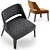 Elegant Minotti Owens Armchair 3D model small image 2