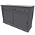 Elegant MALSJÖ Sideboard: Stylish Storage Solution 3D model small image 2