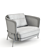 Elevated Comfort: Arflex CRADLE Chair 3D model small image 3