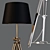 Zuma Line Seville Black & White Floor Lamp 3D model small image 2