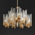 Contemporary Crystal Chandelier 3D model small image 1