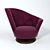 Elegant Arabella Armchair, Giorgetti 3D model small image 1