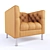 Mid-century Baxter Chair by Jonathan Adler 3D model small image 1