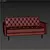 Cozy Modern Sofa 3D model small image 3