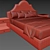 3DMax Bed: High-Quality Design 3D model small image 3