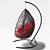 Swing Cocoon Hanging Chair: Comfy Relaxation in Style! 3D model small image 2