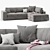 Alberta Salotti Summer Sofa Collection 3D model small image 1