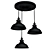 ARTCRAFT Bronze Copper Pendant: Elegant Lighting Solution 3D model small image 3