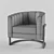 Lakeview Barrel Chair: Stylish and Comfortable 3D model small image 2