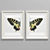 Modern Style Butterfly Art 3D model small image 2